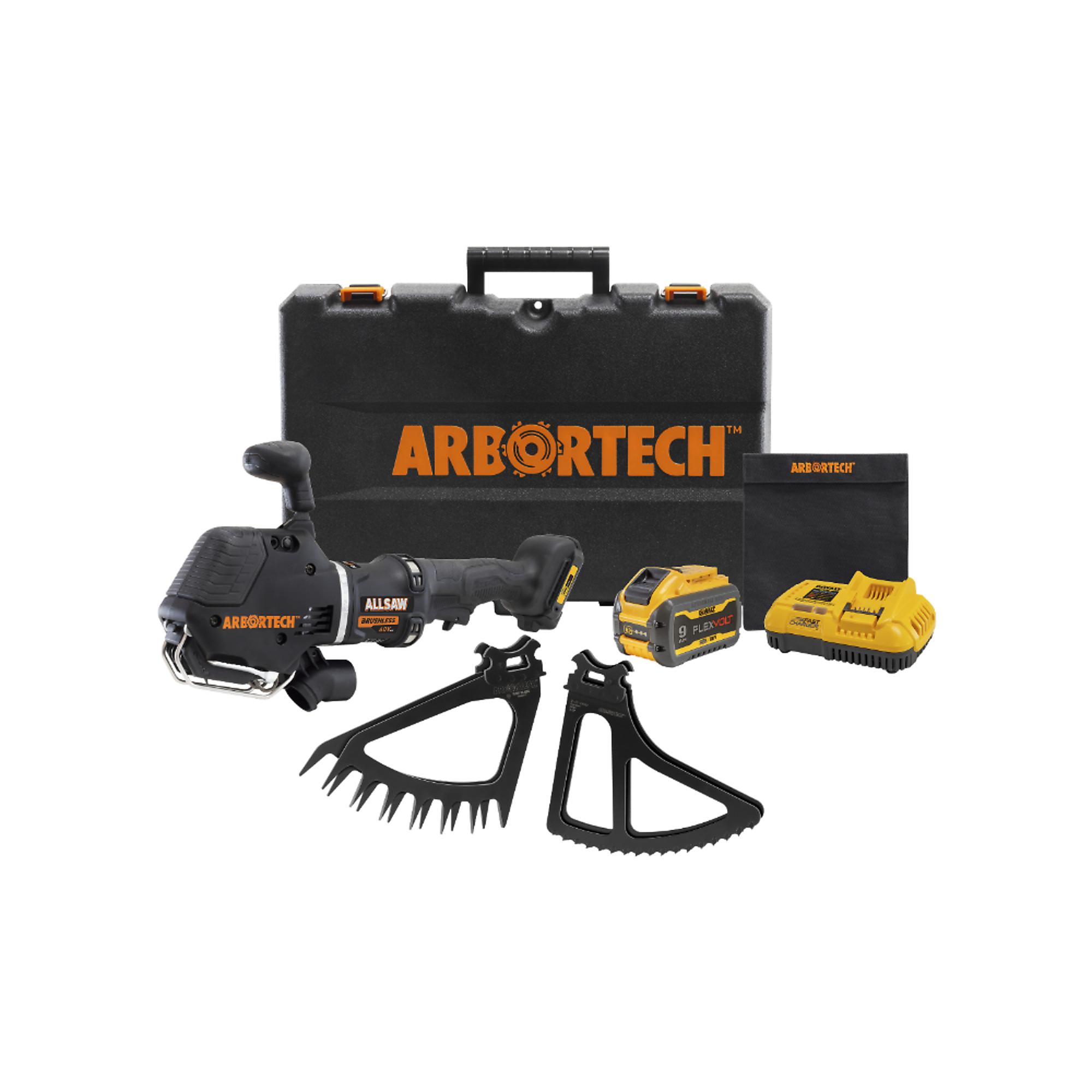 Arbortech AllSaw Cordless Landscaping Kit — Powered by DEWALT 60V MAX, Includes XL General Purpose Blade and Turf Blade, Model# GWG311648